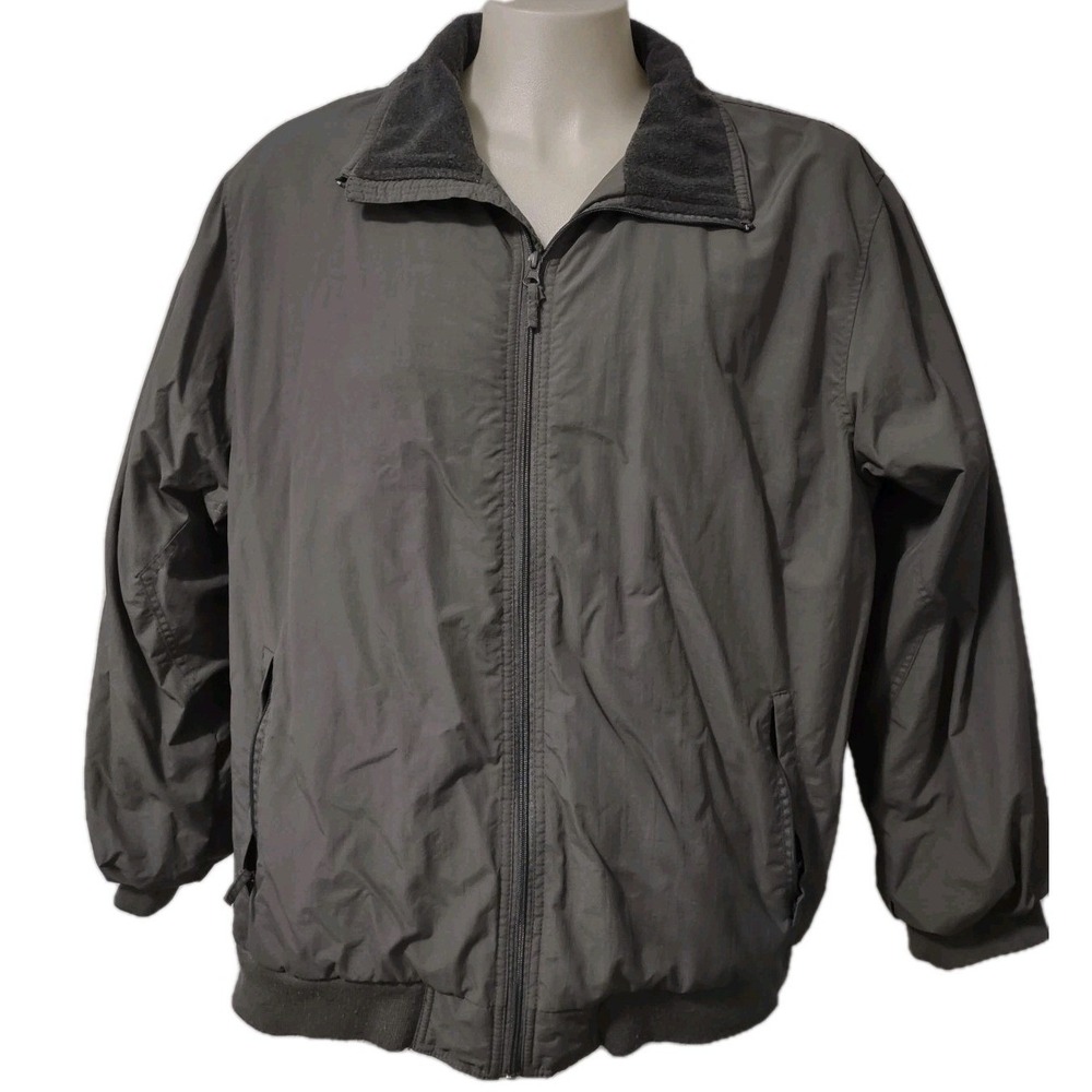 Jacket Covington Brown XXL Mensโ Gorp Core Streetwear Casual Full Zip Outerwear